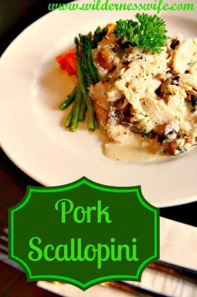 Pork Scallopini Great Thing To Do With Pork Chops The Wilderness Wife