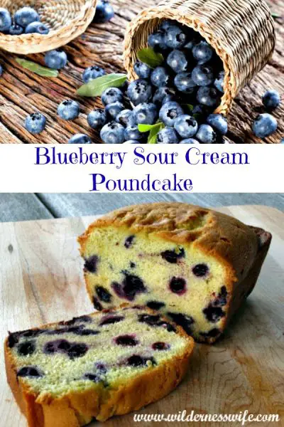 It's Blueberry Season in Maine...time for Blueberry Sour Cream Pound ...