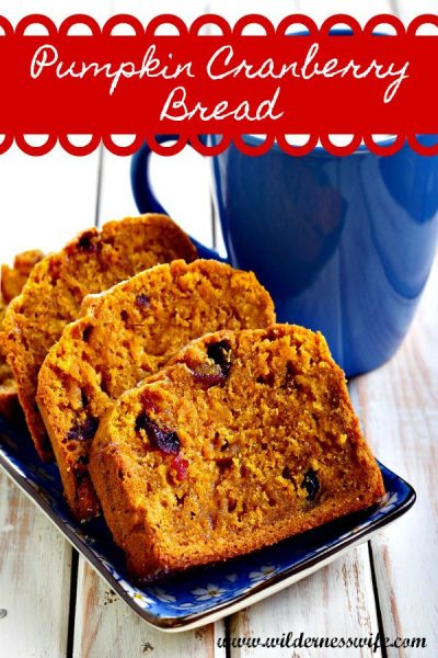 Nutty Pumpkin Cranberry Bread - What a Way to Go Crazy!!!