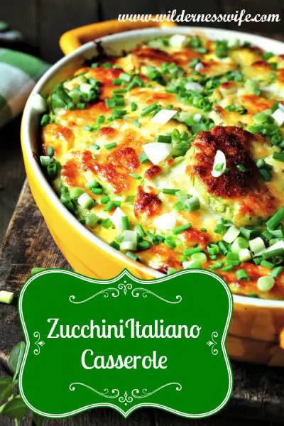 Slow Cooker Zucchini Italiano Casserole Recipe - A great Vegetable Side ...