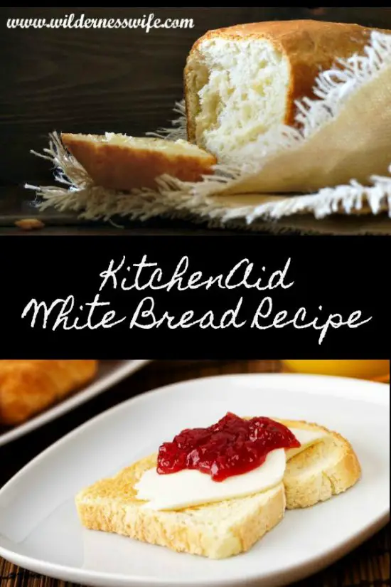 KitchenAid White Bread Recipe Pin F  550x825 